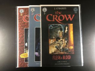 The Crow: Flesh And Blood 1 2 3 Kitchen Sink 1996 Maleev Obarr Vance I7