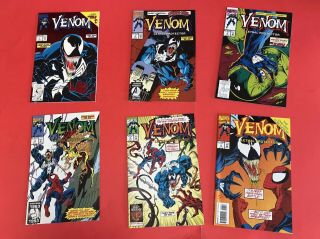 Venom Lethal Protector 1 - 6 Complete Set All Vf/nm - Bagged & Board