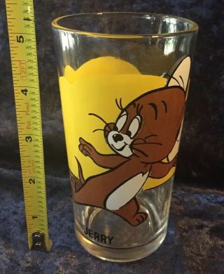Vintage 1975 Jerry (from Tom & Jerry) 5” Pepsi Glass Mgm 70s Hanna Barbera