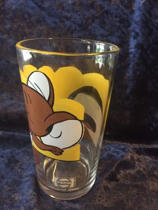 Vintage 1975 Jerry (From Tom & Jerry) 5” Pepsi Glass MGM 70s Hanna Barbera 2