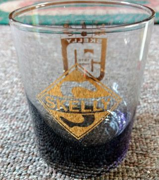 1969 Skelly Oil Co.  50th Anniversary Smoked Glass Tumbler.  Cool
