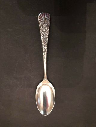 Palm Pattern By Frank Whiting Sterling Silver Demitasse Spoon 4 1/2 " 1887