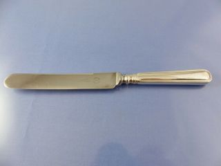York 1914 Luncheon Knife Hollow Handle French Blunt Blade By Birks Regency Plate