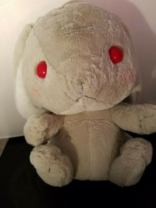 Amuse Plush Rabbit Rare Grey W/ Red Eyes Bunny Anime