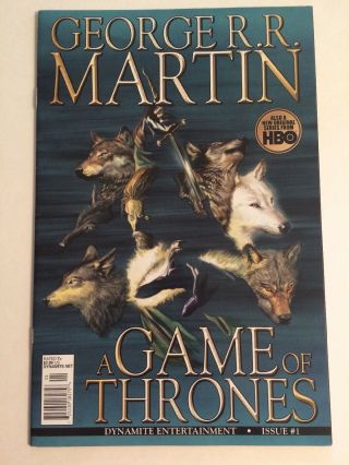 A Game Of Thrones Issue 1 & 2nd Ptg 2 George R.  R.  Martin Dynamite Entertainment