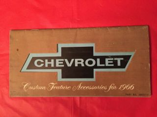 1966 Chevrolet " Accessories - - Corvette Chevelle Chevy - Ii Corvair " Dealer Brochure