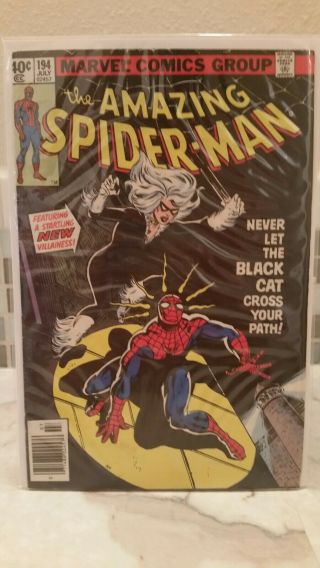 The Spider - Man 194 (jul 1979,  Marvel) Nm/nm,  First Appearance Black Cat
