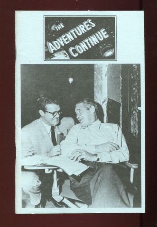 The Adventure Continues 5 - Scarce Superman Tv Show Fanzine - George Reeves -