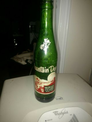 Rare Vintage 1950s Mountain Dew Hillbilly Green Bottle Tickle Your Innards 2