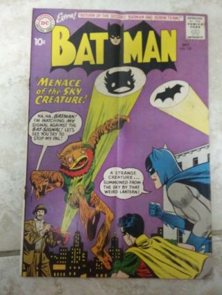 1960 Silver Age Dc Comics Batman No 135 Comic Book Vg