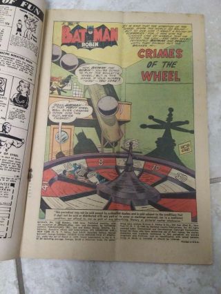 1960 Silver Age DC Comics BATMAN No 135 Comic Book VG 3