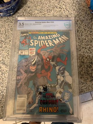 The Spider - Man 344 Cbcs 3.  5