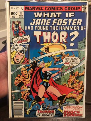 What If? 10 (aug 1978,  Marvel) First Jane Foster As Thor.  Very