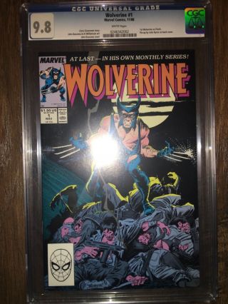 Wolverine 1 (1988) Cgc 9.  8 White Pages