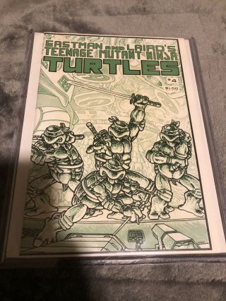 Teenage Mutant Ninja Turtles 4 First Printing Mirage Rare