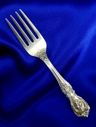Child Fork Reed Barton Francis I 1st Sterling Silver 4 1/2 " Baby Youth Vtg