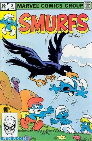 Smurfs 2 In Near Minus.  Marvel Comics [ P9]