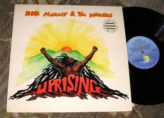 1980 Promo Reggae Ska Lp - Bob Marley & The Wailers " Uprising " Island Records
