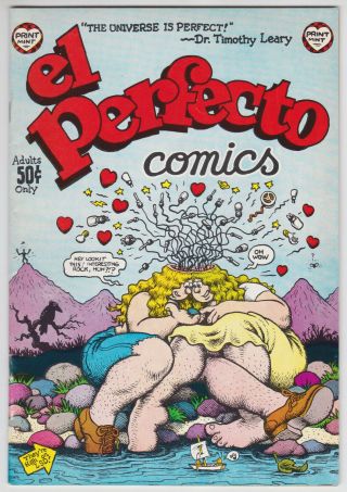 El Perfecto Comics 1 F - Vf 7.  0 Print Robert Crumb Art First Print