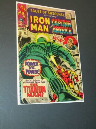 Tales Of Suspense 93 (1967 Marvel) Captain America,  Iron Man,  Kirby Lee