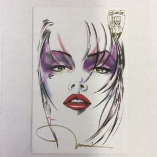 Shi: Way Of The Warrior 1 Variant Signed By Tucci W/ Crusade Near Rare