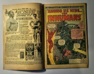 Fantastic Four 45 Dec.  1965 Volume 1 Marvel The 1st Inhumans 3