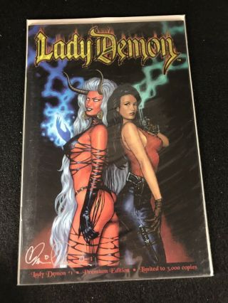 Lady Demon 1 Signed Premium Edition Limited To 3,  000 Copies
