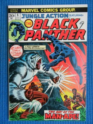 Jungle Action 5 - (nm/nm, ) - 1st Black Panther In Title/panther Begins