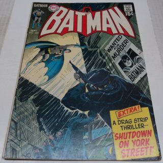 Batman 225 (dc Comics 1970) Great Neal Adams Cover (fn -)