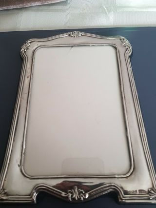 Hallmarked Silver Photo Frame In The Art Noveau Style