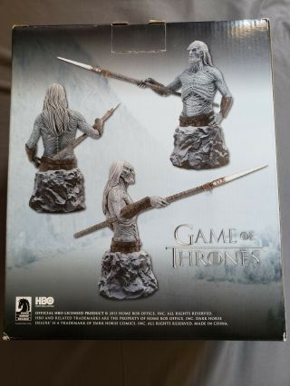 Dark Horse Game of Thrones WHITE WALKER Bust Limited Edition Rare 2