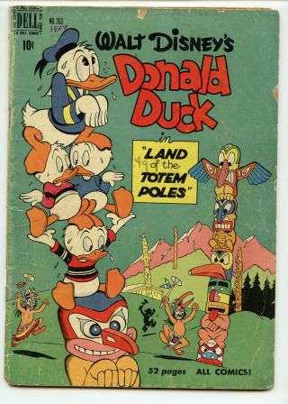Jerry Weist Estate: Four Color Comics 263 Donald Duck Land Of Totem Poles Vg