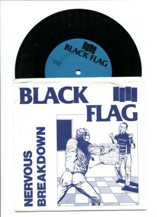 Black Flag - Nervous Breakdown 7 " Punk Hardcore Sst