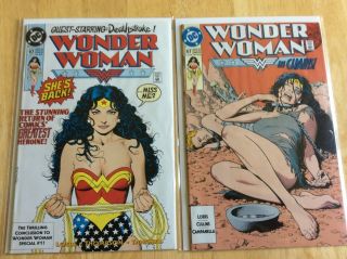 Wonder Woman 63,  67 (vol 2 - 1987 Series) - Nm To