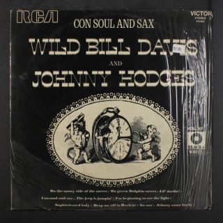 Wild Bill Davis & Johnny Hodges: Con Soul And Sax Lp (france,  Sm Shrink