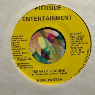 Boogie 45 Werk Partea Shakey Ground Hear Nm Modern Soul Funk Private Press Funk