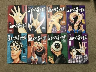 Parasyte Full English Manga Set (vols.  1 - 8) Near