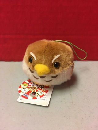 Amuse Hawk Bird Mini Plush Strap Puchimaru Kotori Tai Appare Japan