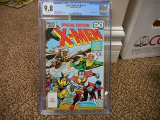 X - Men Special Edition 1 Cgc 9.  8 Marvel 1983 1st Appearance X - Men Reprint Wht
