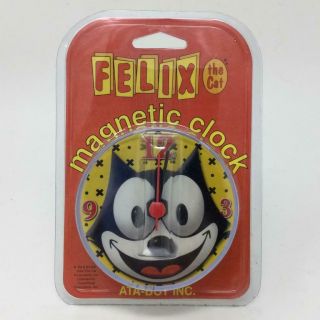 Felix The Cat Small Magnetic Clock 3 "
