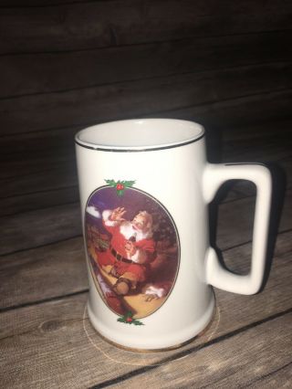 Coca Cola Collector Edition 1996 Seasons Greetings Mug Christmas Santa 2