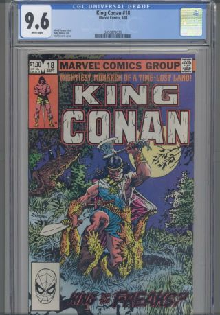 King Conan 18 Cgc 9.  6 1983 Marvel John Severin Cover: Frame