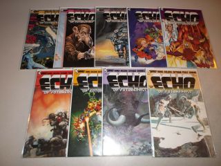 Echo Of Futurepast 1 - 9 (full 1984 Continuity Comics Series) Neal Adams,  Vf,