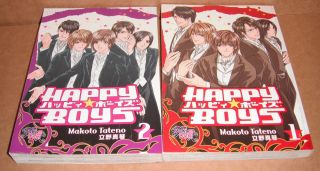 Happy Boys Vol.  1 And 2 Yaoi Manga English