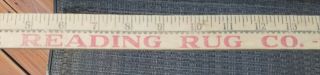 36 " Vintage Wood Yardstick Reading Rug Company Armstrong 