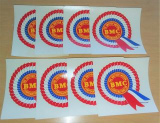 Bmc (the British Motor Corporation Ltd) Rosette Decals - 8 Pack