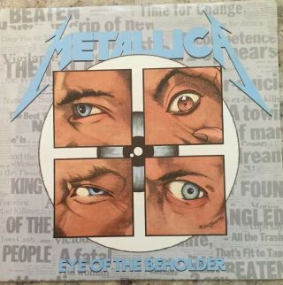 Metallica - Eye Of The Beholder/breadfan 7 - Inch 45rpm Vinyl Single Rare Nwobhm
