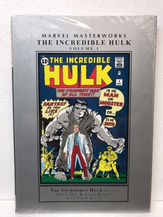 Marvel Masterworks Incredible Hulk Vol 1 1 - 6 - Hardcover Hc - - Msrp $50