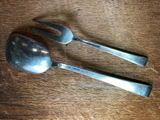 Vintage Sterling Reed and Barton Classic Rose Sugar Spoon Olive Fork 6