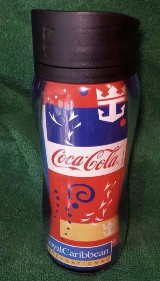 Coca Cola Travel Insulated Tumbler Coffee Mug Royal Caribbean Cruise Line